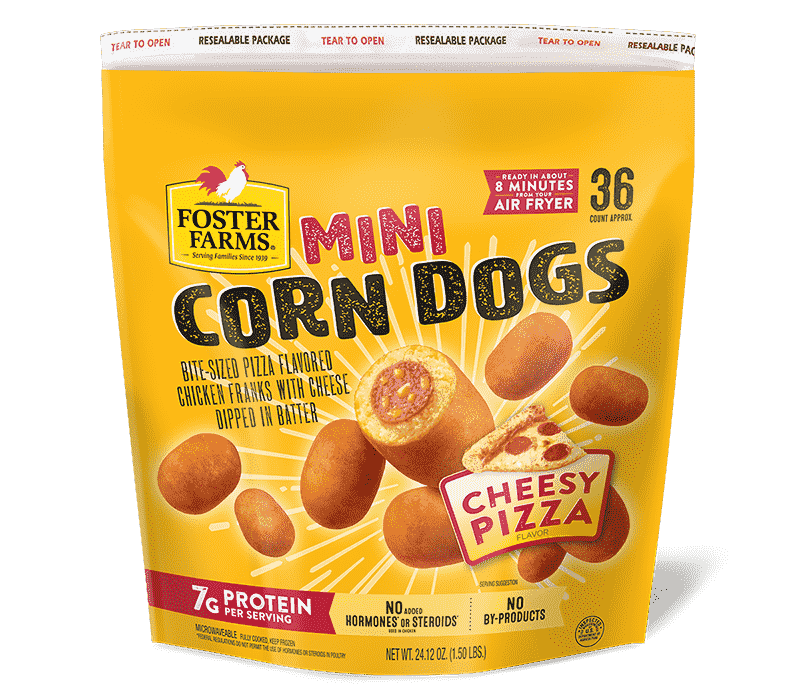 Mini Corn Dogs Cheesy Pizza 36 ct