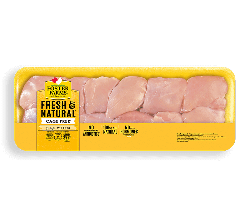 Fresh & Natural Boneless Skinless Chicken Thigh Fillets Value Pack