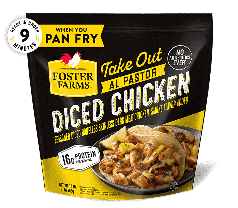 Take Out Al Pastor Diced Chicken - 16 oz.