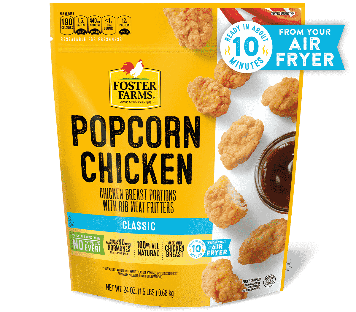 Popcorn Chicken - 24 oz.