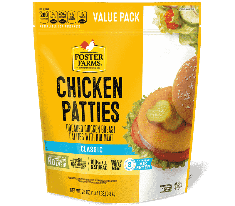 Classic Chicken Patties - 28 oz.