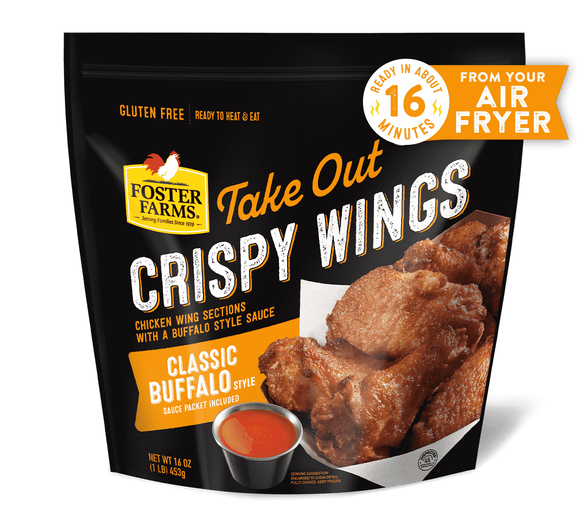 Classic Buffalo Take Out Crispy Wings