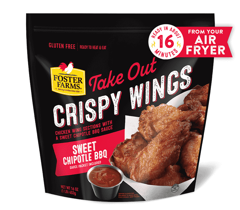 Take Out Sweet Chipotle BBQ Crispy Wings