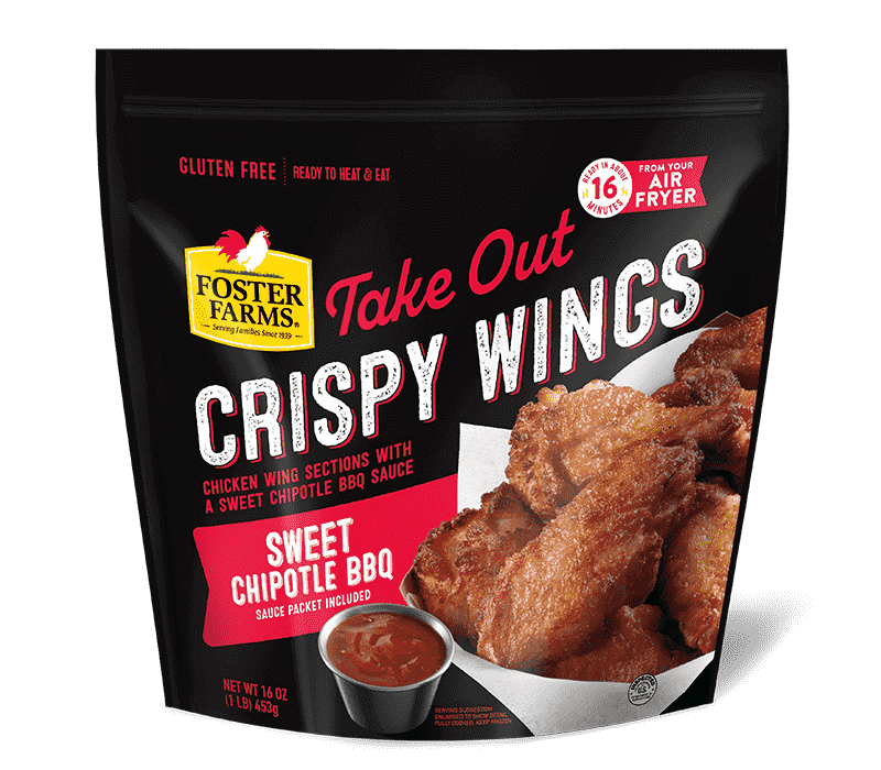 Sweet Chipotle BBQ Take Out Crispy Wings